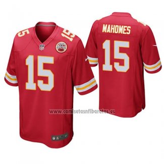 Camiseta NFL Game Kansas City Chiefs Patrick Mahomes II Rojo