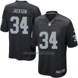 Camiseta NFL Game Las Vegas Raiders Jackson Negro