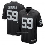 Camiseta NFL Game Las Vegas Raiders James Onwualu Negro