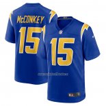 Camiseta NFL Game Los Angeles Chargers Ladd McConkey Alterno Game Royal