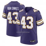 Camiseta NFL Game Minnesota Vikings Andrew Van Ginkel Alterno Violeta