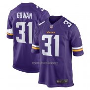 Camiseta NFL Game Minnesota Vikings Tay Gowan Primera Violeta