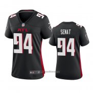 Camiseta NFL Game Mujer Atlanta Falcons Deadrin Senat 2020 Negro