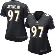 Camiseta NFL Game Mujer Baltimore Ravens Jernigan Negro