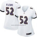 Camiseta NFL Game Mujer Baltimore Ravens R.Lewis Blanco