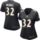 Camiseta NFL Game Mujer Baltimore Ravens Weddle Negro