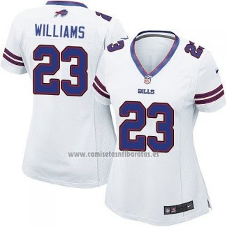 Camiseta NFL Game Mujer Buffalo Bills Williams Blanco