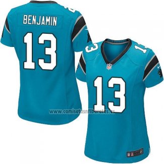 Camiseta NFL Game Mujer Carolina Panthers Benjamin Azul