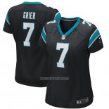 Camiseta NFL Game Mujer Carolina Panthers Will Grier Negro