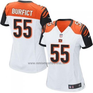 Camiseta NFL Game Mujer Cincinnati Bengals Burfict Blanco