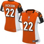 Camiseta NFL Game Mujer Cincinnati Bengals Jackson Naranja
