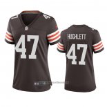 Camiseta NFL Game Mujer Cleveland Browns Charley Hughlett 2020 Marron