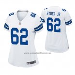 Camiseta NFL Game Mujer Dallas Cowboys Kerry Hyder Jr. Blanco