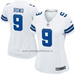 Camiseta NFL Game Mujer Dallas Cowboys Romo Blanco