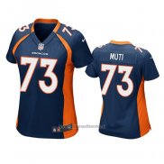 Camiseta NFL Game Mujer Denver Bronco Netane Mutis Azul