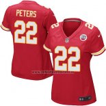 Camiseta NFL Game Mujer Kansas City Chiefs Peters Rojo