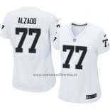 Camiseta NFL Game Mujer Las Vegas Raiders Alzado Blanco
