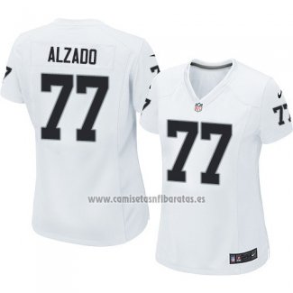 Camiseta NFL Game Mujer Las Vegas Raiders Alzado Blanco