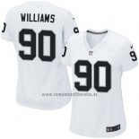 Camiseta NFL Game Mujer Las Vegas Raiders Williams Blanco