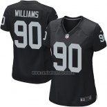 Camiseta NFL Game Mujer Las Vegas Raiders Williams Negro
