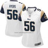 Camiseta NFL Game Mujer Los Angeles Rams Ayers Blanco