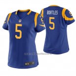 Camiseta NFL Game Mujer Los Angeles Rams Blake Bortles Azul