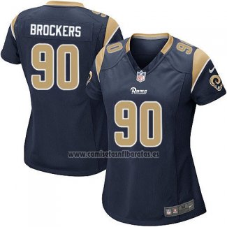 Camiseta NFL Game Mujer Los Angeles Rams Brockers Negro