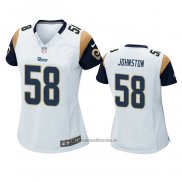 Camiseta NFL Game Mujer Los Angeles Rams Clay Johnston Blanco