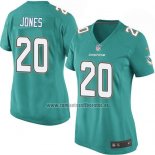 Camiseta NFL Game Mujer Miami Dolphins Jones Verde