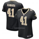 Camiseta NFL Game Mujer New Orleans Saints Alvin Kamara Negro