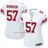Camiseta NFL Game Mujer New York Giants Robinson Blanco