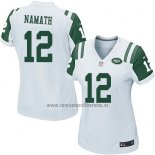 Camiseta NFL Game Mujer New York Jets Namath Blanco