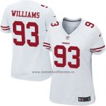 Camiseta NFL Game Mujer San Francisco 49ers Williams Blanco