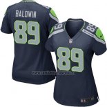 Camiseta NFL Game Mujer Seattle Seahawks Baldwin Azul Oscuro