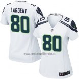 Camiseta NFL Game Mujer Seattle Seahawks Largent Blanco