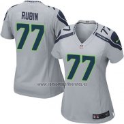 Camiseta NFL Game Mujer Seattle Seahawks Rubin Gris