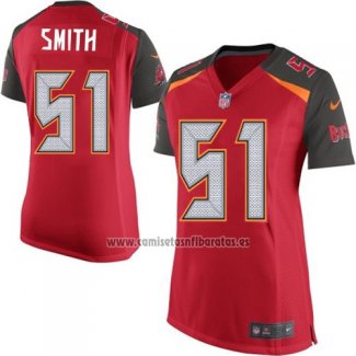 Camiseta NFL Game Mujer Tampa Bay Buccaneers Smith Rojo