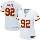 Camiseta NFL Game Mujer Washington Commanders Baker Blanco