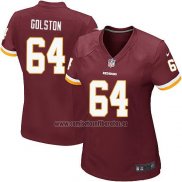 Camiseta NFL Game Mujer Washington Commanders Golston Rojo