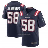 Camiseta NFL Game New England Patriots Anfernee Jennings Azul
