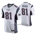 Camiseta NFL Game New England Patriots Eric Decker Blanco