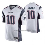 Camiseta NFL Game New England Patriots Josh Gordon Blanco
