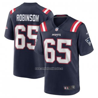 Camiseta NFL Game New England Patriots Tyrese Robinson Azul