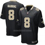 Camiseta NFL Game New Orleans Saints Manning Negro