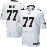 Camiseta NFL Game New Orleans Saints Roaf Blanco