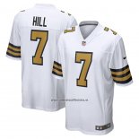 Camiseta NFL Game New Orleans Saints Taysom Hill Alterno Blanco