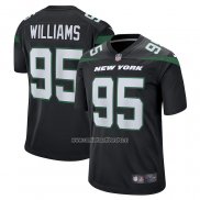 Camiseta NFL Game New York Jets Quinnen Williams Alterno Negro