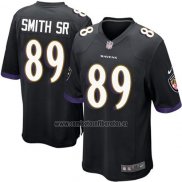Camiseta NFL Game Nino Baltimore Ravens Smith Sr Negro