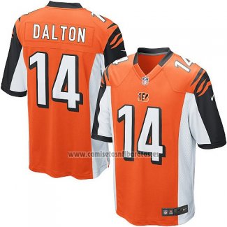 Camiseta NFL Game Nino Cincinnati Bengals Dalton Naranja