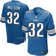 Camiseta NFL Game Nino Detroit Lions Wilson Azul